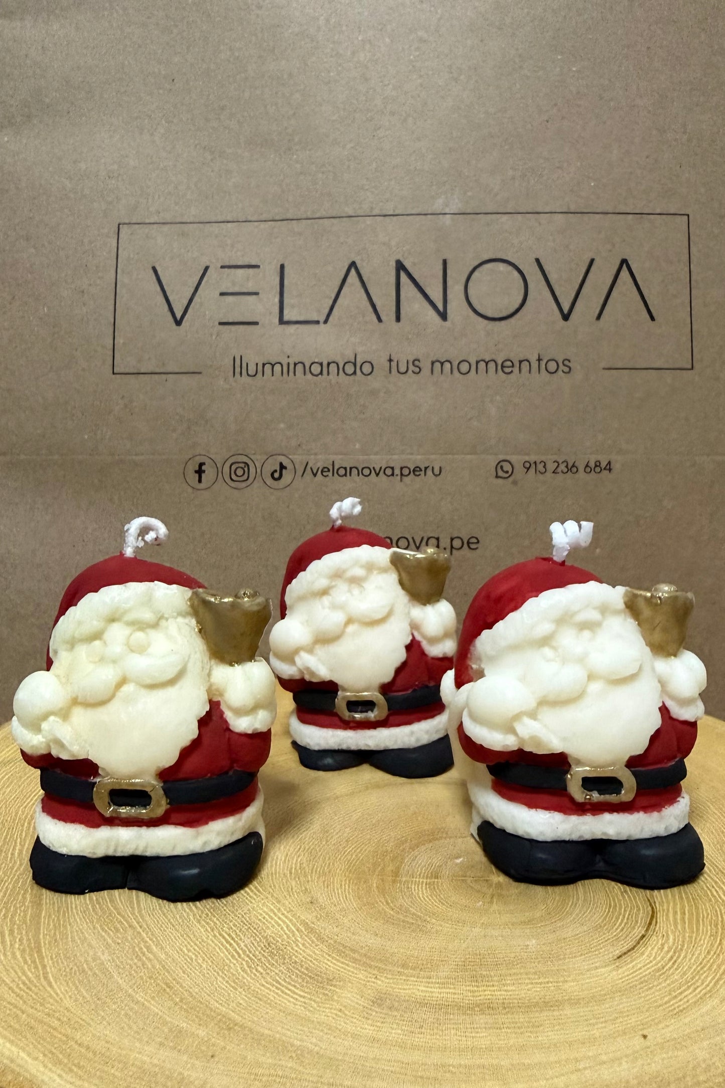 Vela Papá Noel x5cm - 50gr