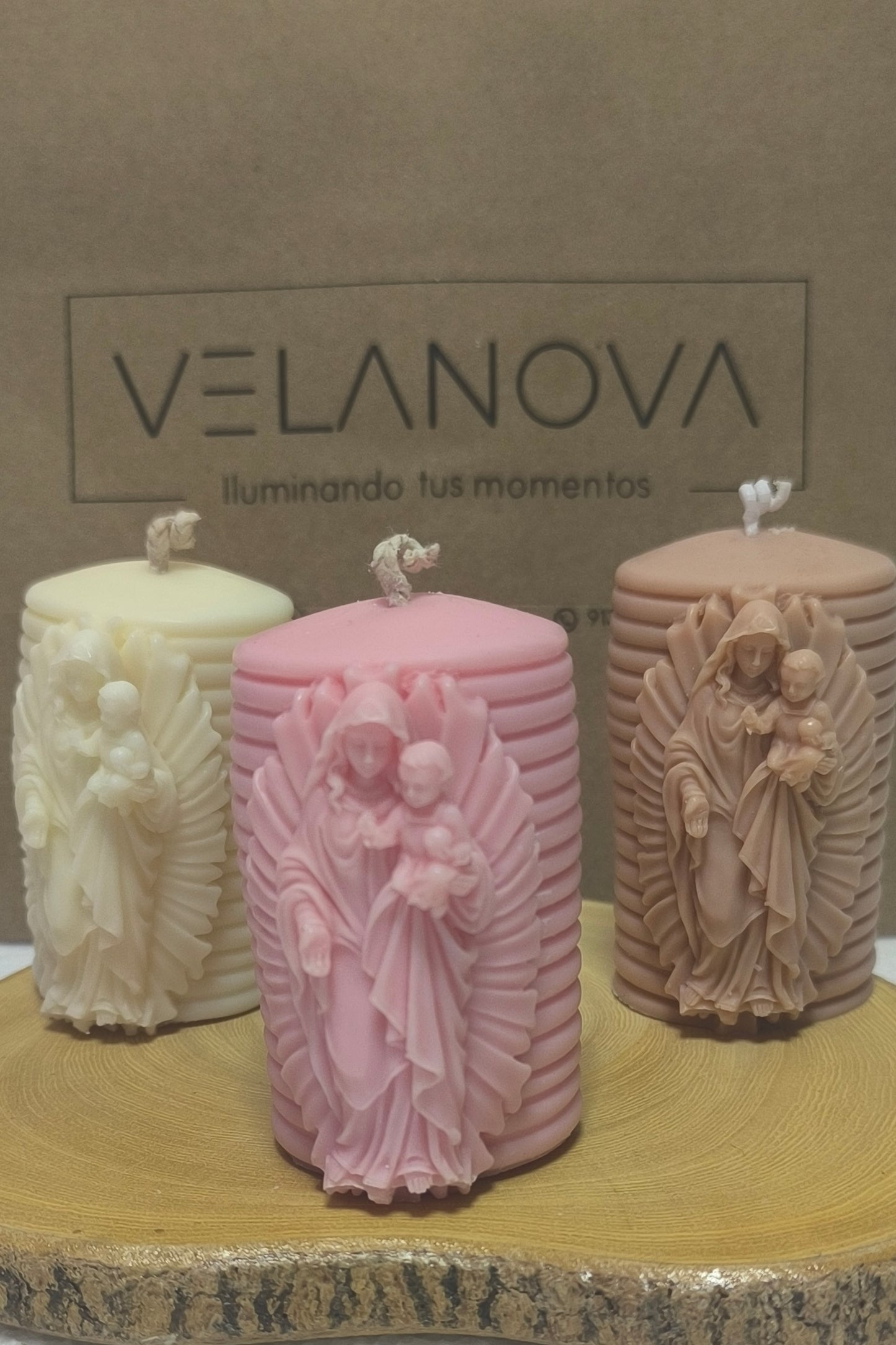 Vela Virgen de Guadalupe x7.5cm - 170gr