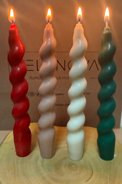 Vela Espiral Premium x18cm - 55gr