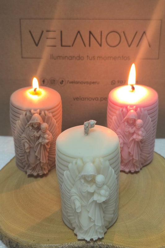 Vela Virgen de Guadalupe x7.5cm - 170gr