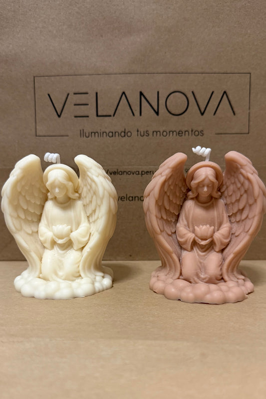 Vela de soya Ángel de Luz x8.5cm - 145gr hecha a mano – VelaNova
