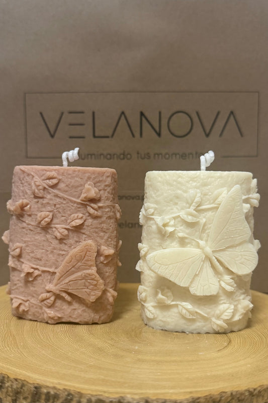 Vela Jardín de Mariposas x8cm - 120gr