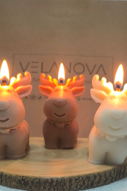 Vela Reno Rudolf x9cm - 145gr