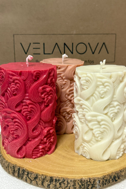 Vela Ondas Serena  x10cm - 270gr