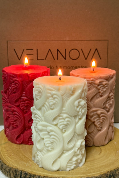 Vela Ondas Serena  x10cm - 270gr