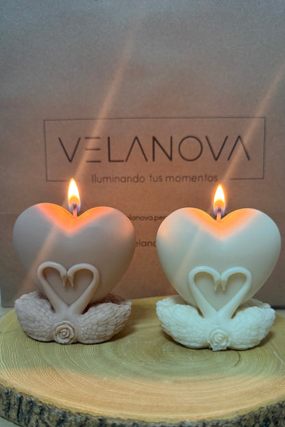 Vela Nido de Amor x8cm - 140gr