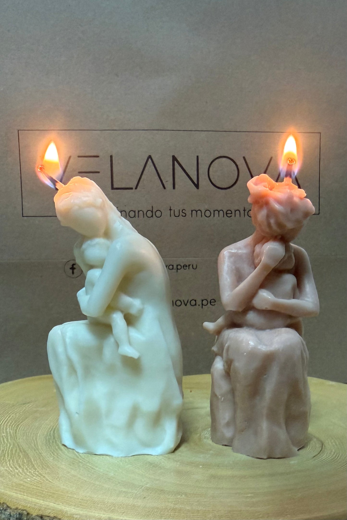 Vela Abrazo Eterno x9.5cm - 65gr