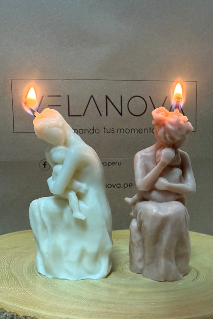 Vela Abrazo Eterno x9.5cm - 65gr