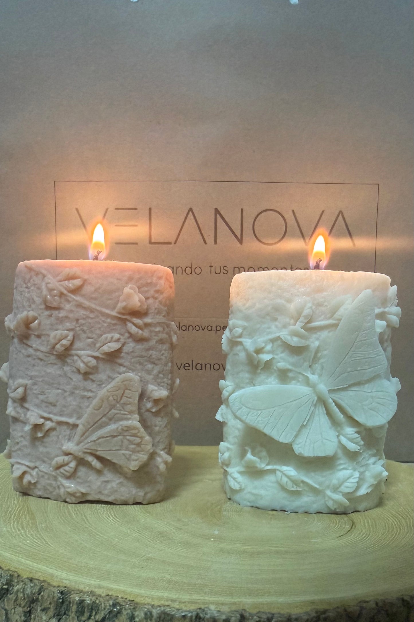 Vela Jardín de Mariposas x8cm - 120gr