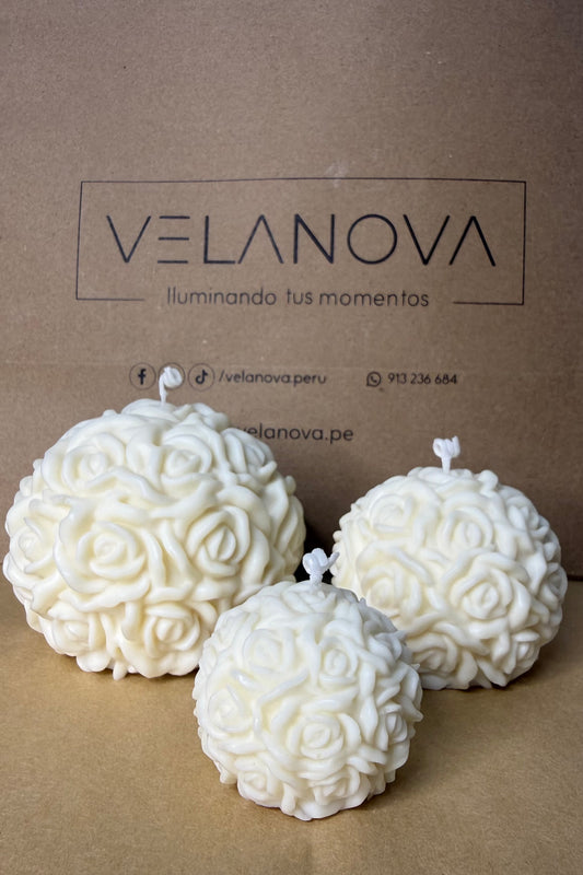 Pack Velas Rosas 3D x3