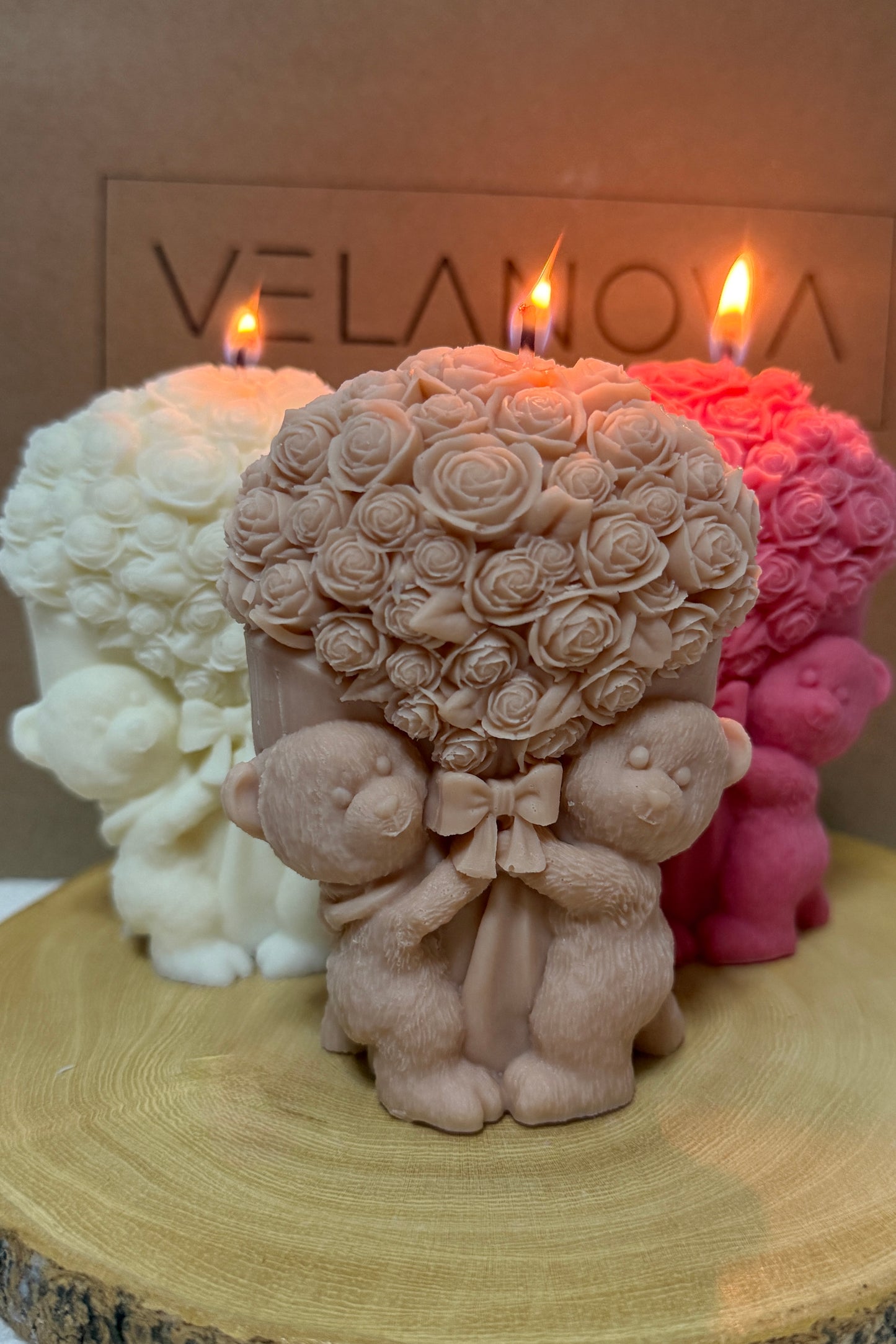 Vela Bouquet de Amor x10cm - 130gr