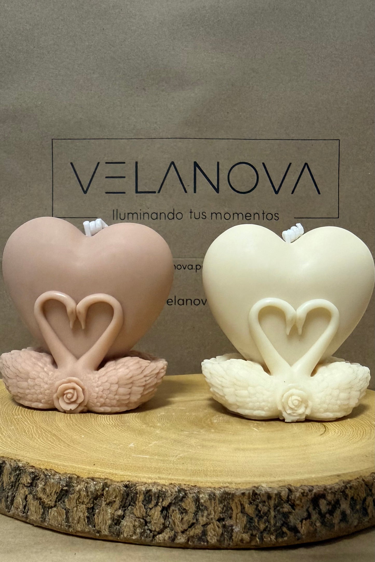 Vela Nido de Amor x8cm - 140gr