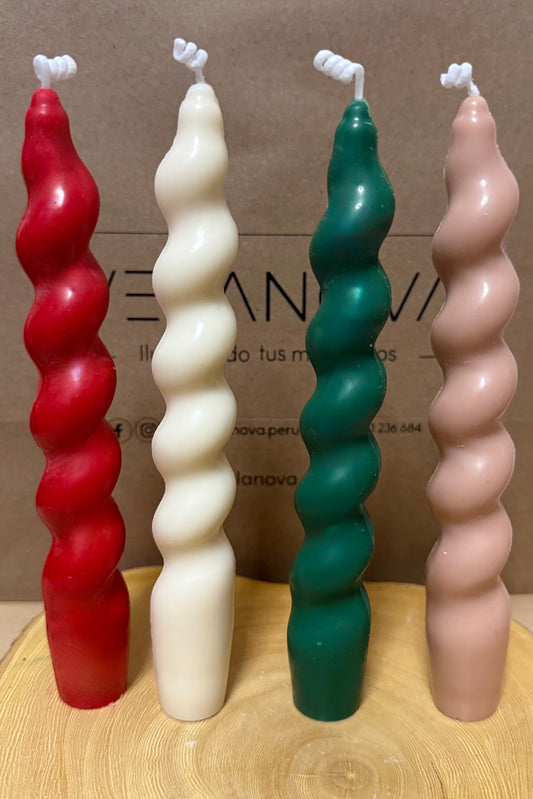 Vela Espiral Premium x18cm - 55gr