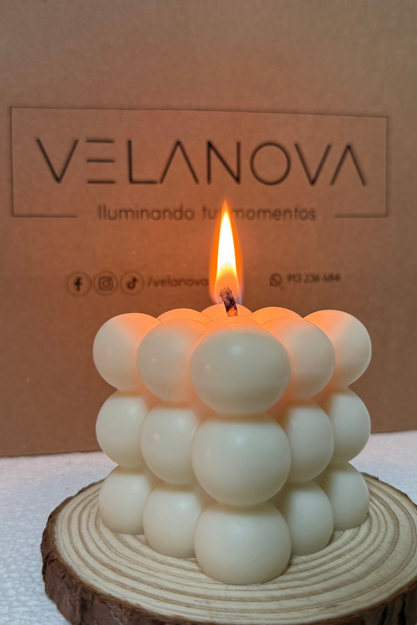Vela Bubble x6cm - 200gr